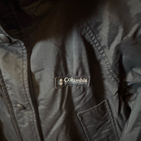 Columbia Black Parka Raincoat Lightweight Waterproof Design - Picture 2 of 7